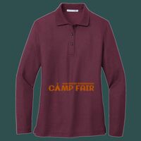 Women's Silk Touch Long Sleeve Polo Thumbnail