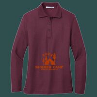 Women's Silk Touch Long Sleeve Polo Thumbnail