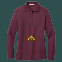 Women's Silk Touch Long Sleeve Polo Thumbnail