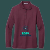Women's Silk Touch Long Sleeve Polo Thumbnail
