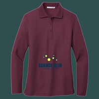 Women's Silk Touch Long Sleeve Polo Thumbnail