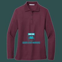 Women's Silk Touch Long Sleeve Polo Thumbnail