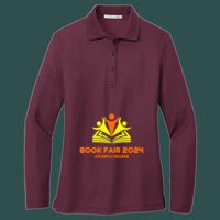 Women's Silk Touch Long Sleeve Polo Thumbnail