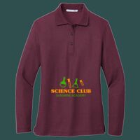 Women's Silk Touch Long Sleeve Polo Thumbnail