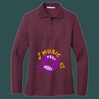 Women's Silk Touch Long Sleeve Polo Thumbnail