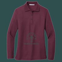 Women's Silk Touch Long Sleeve Polo Thumbnail