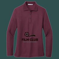 Women's Silk Touch Long Sleeve Polo Thumbnail