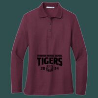 Women's Silk Touch Long Sleeve Polo Thumbnail
