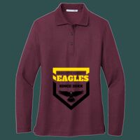Women's Silk Touch Long Sleeve Polo Thumbnail