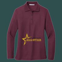 Women's Silk Touch Long Sleeve Polo Thumbnail