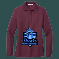 Women's Silk Touch Long Sleeve Polo Thumbnail