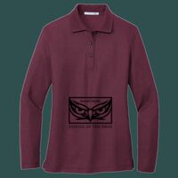 Women's Silk Touch Long Sleeve Polo Thumbnail
