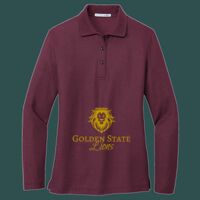 Women's Silk Touch Long Sleeve Polo Thumbnail