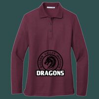 Women's Silk Touch Long Sleeve Polo Thumbnail
