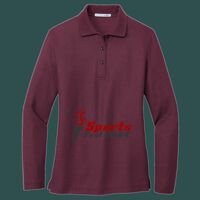 Women's Silk Touch Long Sleeve Polo Thumbnail