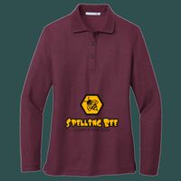 Women's Silk Touch Long Sleeve Polo Thumbnail