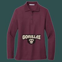 Women's Silk Touch Long Sleeve Polo Thumbnail
