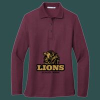 Women's Silk Touch Long Sleeve Polo Thumbnail