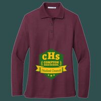 Women's Silk Touch Long Sleeve Polo Thumbnail