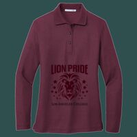 Women's Silk Touch Long Sleeve Polo Thumbnail