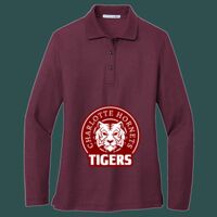 Women's Silk Touch Long Sleeve Polo Thumbnail