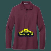 Women's Silk Touch Long Sleeve Polo Thumbnail