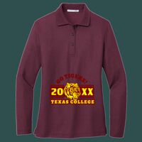 Women's Silk Touch Long Sleeve Polo Thumbnail