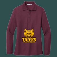 Women's Silk Touch Long Sleeve Polo Thumbnail