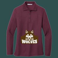 Women's Silk Touch Long Sleeve Polo Thumbnail
