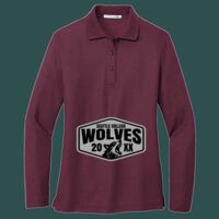 Women's Silk Touch Long Sleeve Polo Thumbnail