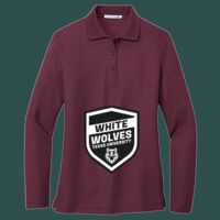 Women's Silk Touch Long Sleeve Polo Thumbnail