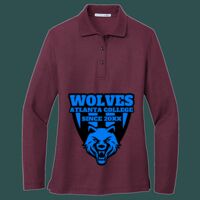 Women's Silk Touch Long Sleeve Polo Thumbnail