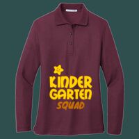 Women's Silk Touch Long Sleeve Polo Thumbnail
