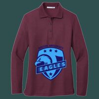 Women's Silk Touch Long Sleeve Polo Thumbnail