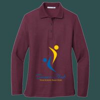 Women's Silk Touch Long Sleeve Polo Thumbnail