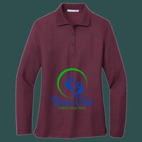 Women's Silk Touch Long Sleeve Polo Thumbnail