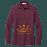 Women's Silk Touch Long Sleeve Polo Thumbnail