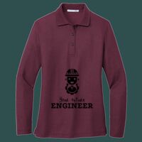 Women's Silk Touch Long Sleeve Polo Thumbnail