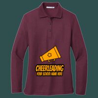 Women's Silk Touch Long Sleeve Polo Thumbnail