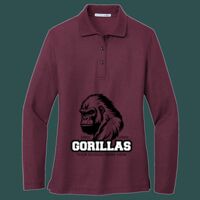 Women's Silk Touch Long Sleeve Polo Thumbnail