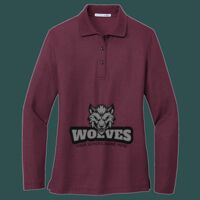 Women's Silk Touch Long Sleeve Polo Thumbnail
