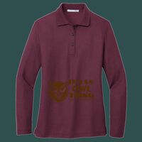 Women's Silk Touch Long Sleeve Polo Thumbnail