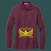 Women's Silk Touch Long Sleeve Polo Thumbnail