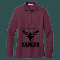 Women's Silk Touch Long Sleeve Polo Thumbnail