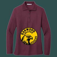 Women's Silk Touch Long Sleeve Polo Thumbnail