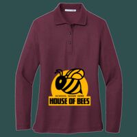 Women's Silk Touch Long Sleeve Polo Thumbnail