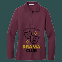 Women's Silk Touch Long Sleeve Polo Thumbnail