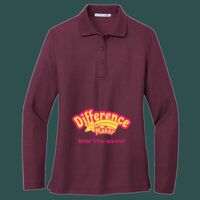Women's Silk Touch Long Sleeve Polo Thumbnail