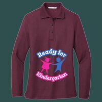 Women's Silk Touch Long Sleeve Polo Thumbnail
