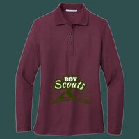 Women's Silk Touch Long Sleeve Polo Thumbnail